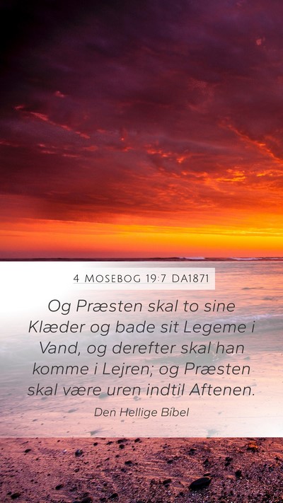 4 Mosebog 19:7 DA1871 Bible Verse Image