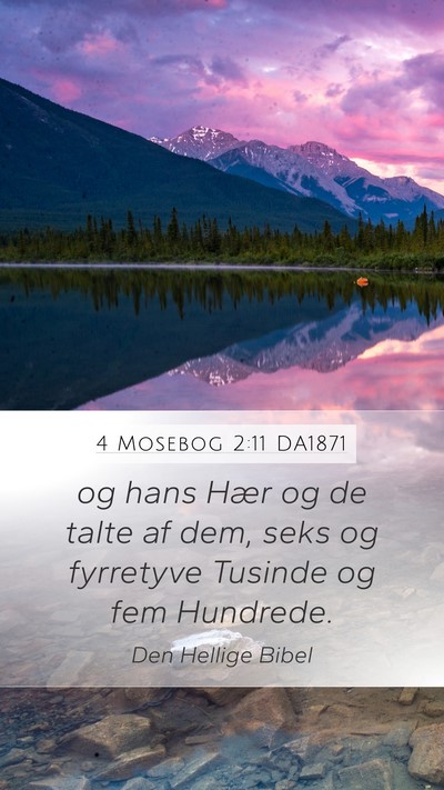 4 Mosebog 2:11 DA1871 Bible Verse Image