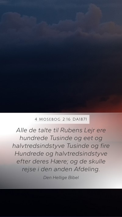 4 Mosebog 2:16 DA1871 Bible Verse Image