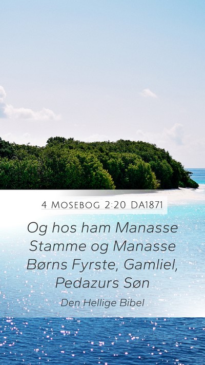 4 Mosebog 2:20 DA1871 Bible Verse Image