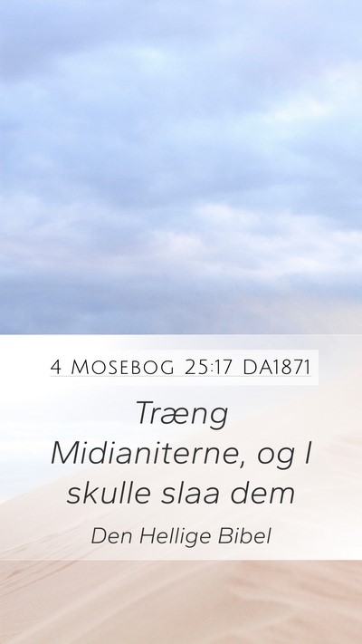 4 Mosebog 25:17 DA1871 Bible Verse Image