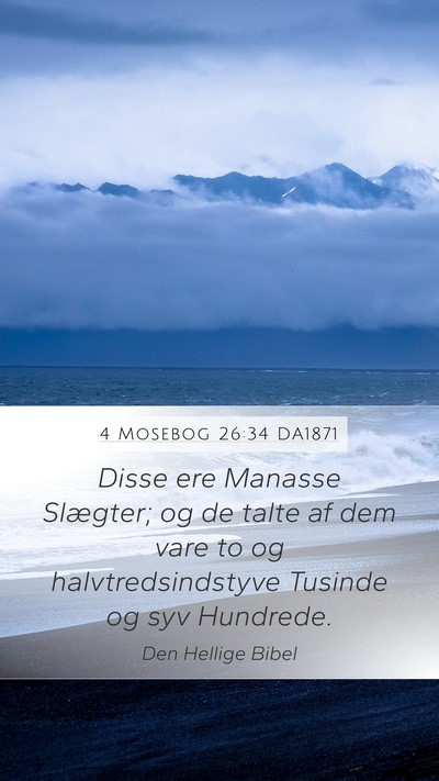 4 Mosebog 26:34 DA1871 Bible Verse Image