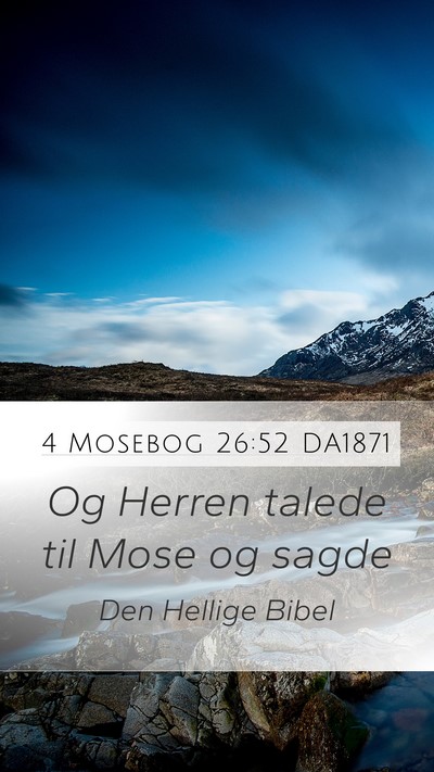 4 Mosebog 26:52 DA1871 Bible Verse Image