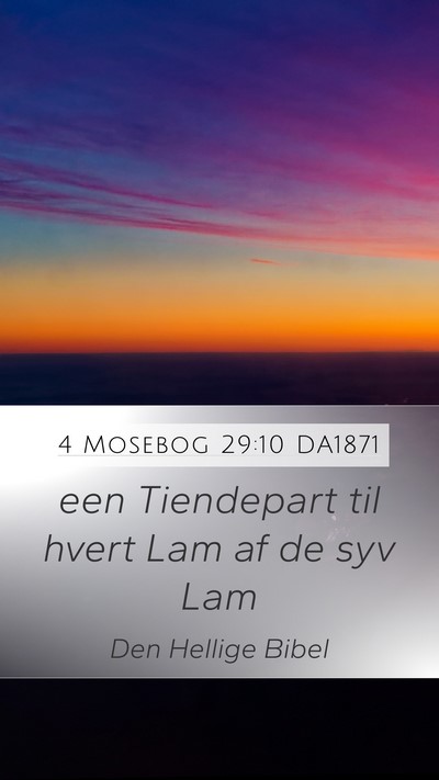 4 Mosebog 29:10 DA1871 Bible Verse Image