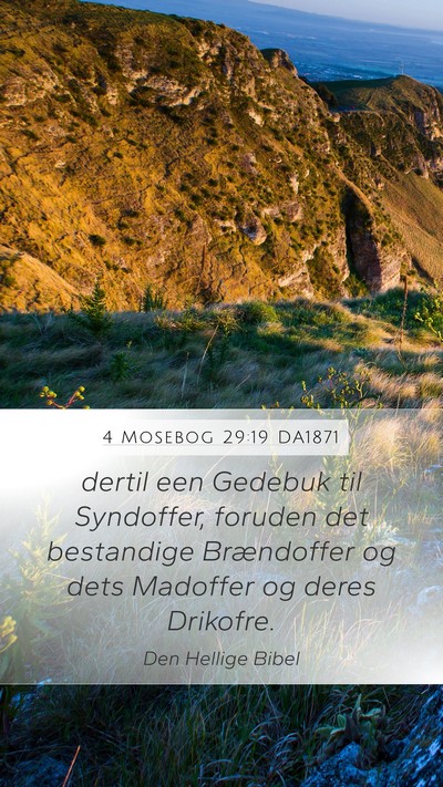 4 Mosebog 29:19 DA1871 Bible Verse Image