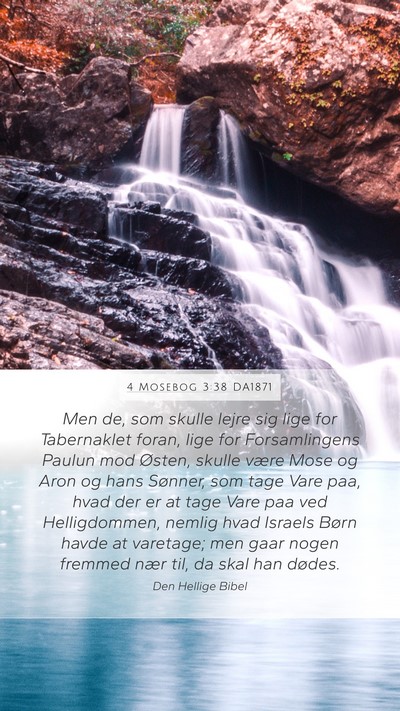 4 Mosebog 3:38 DA1871 Bible Verse Image
