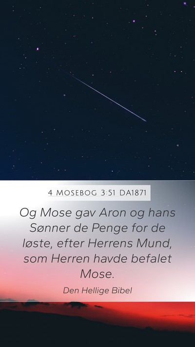 4 Mosebog 3:51 DA1871 Bible Verse Image