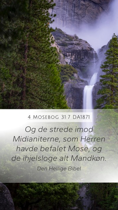 4 Mosebog 31:7 DA1871 Bible Verse Image