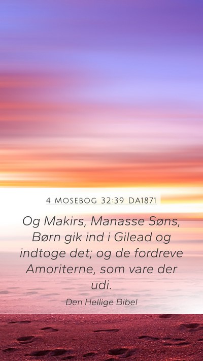 4 Mosebog 32:39 DA1871 Bible Verse Image