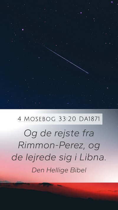 4 Mosebog 33:20 DA1871 Bible Verse Image