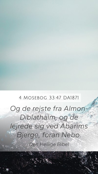 4 Mosebog 33:47 DA1871 Bible Verse Image