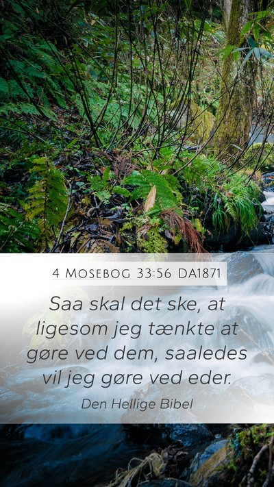 4 Mosebog 33:56 DA1871 Mobile Phone Wallpaper - Saa skal det ske, at ligesom jeg tænkte at gøre - Mobile Bible Verse Wallpaper