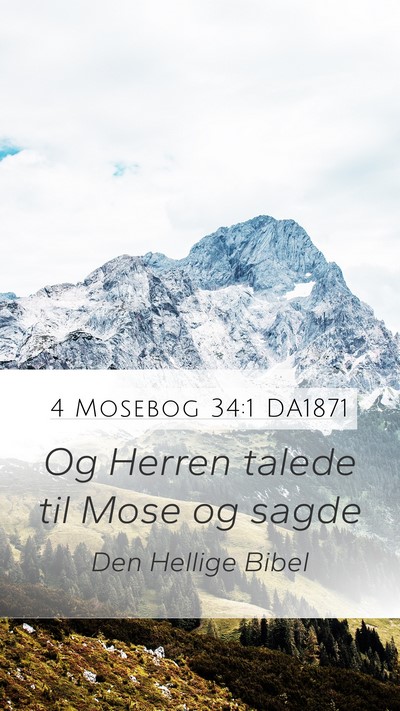 4 Mosebog 34:1 DA1871 Bible Verse Image