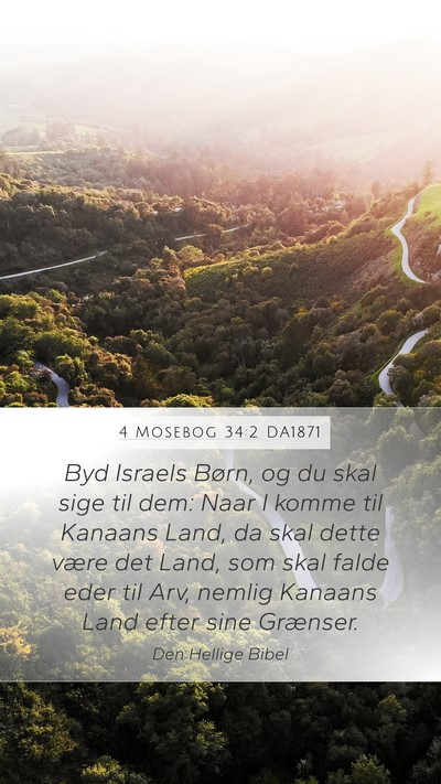 4 Mosebog 34:2 DA1871 Bible Verse Image