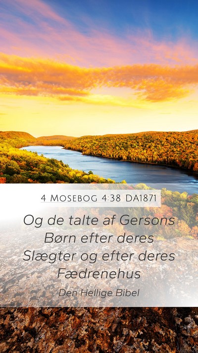4 Mosebog 4:38 DA1871 Bible Verse Image