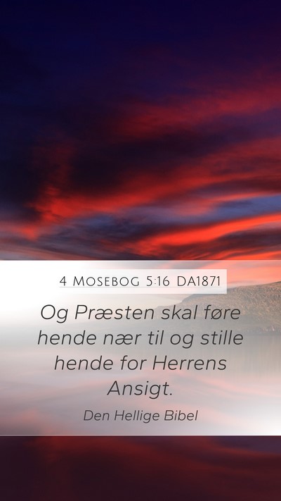 4 Mosebog 5:16 DA1871 Bible Verse Image