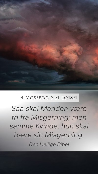 4 Mosebog 5:31 DA1871 Bible Verse Image