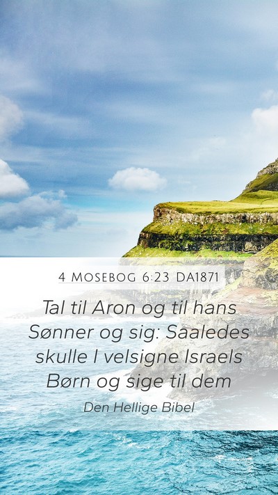 4 Mosebog 6:23 DA1871 Bible Verse Image