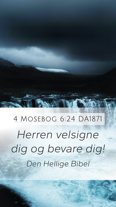4 Mosebog 6:24 DA1871 Bible Verse Image