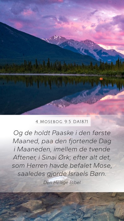 4 Mosebog 9:5 DA1871 Bible Verse Image