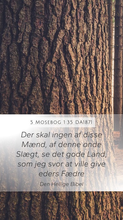 5 Mosebog 1:35 DA1871 Bible Verse Image