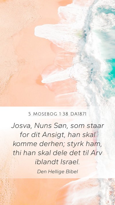 5 Mosebog 1:38 DA1871 Bible Verse Image