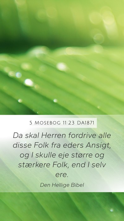 5 Mosebog 11:23 DA1871 Bible Verse Image