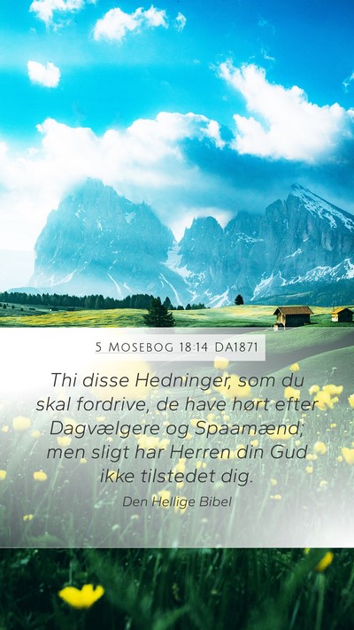 5 Mosebog 18:14 DA1871 Bible Verse Image