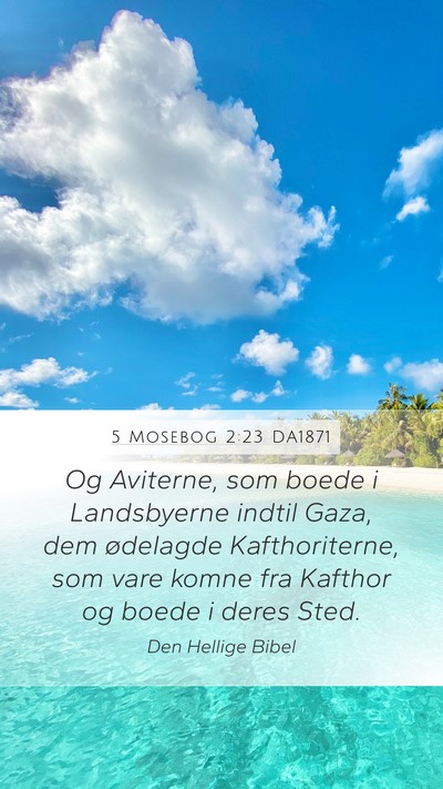 5 Mosebog 2:23 DA1871 Bible Verse Image