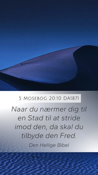 5 Mosebog 20:10 DA1871 Bible Verse Image