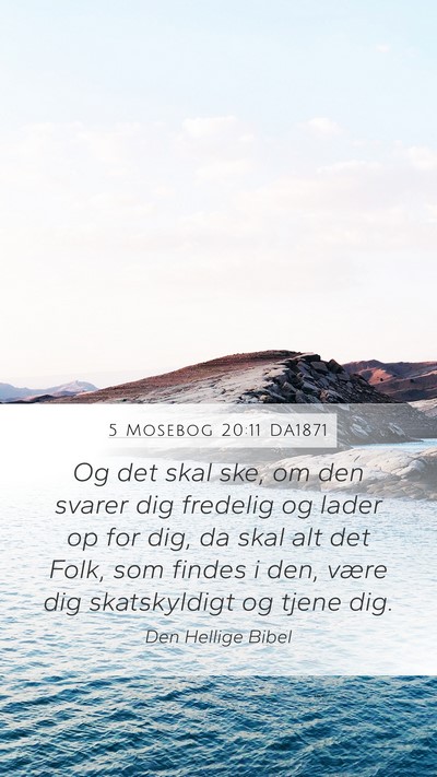 5 Mosebog 20:11 DA1871 Bible Verse Image