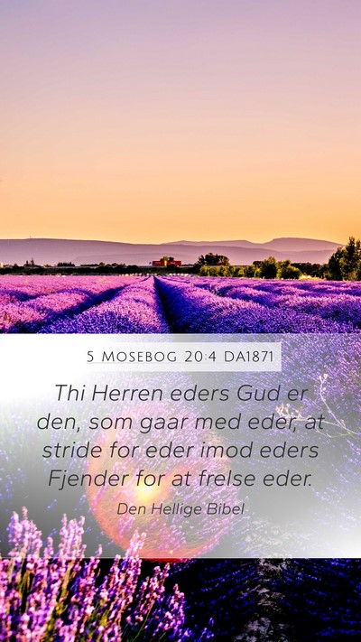 5 Mosebog 20:4 DA1871 Bible Verse Image