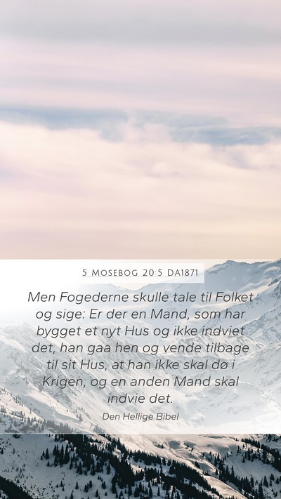 5 Mosebog 20:5 DA1871 Bible Verse Image