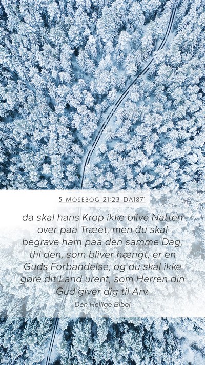 5 Mosebog 21:23 DA1871 Bible Verse Image