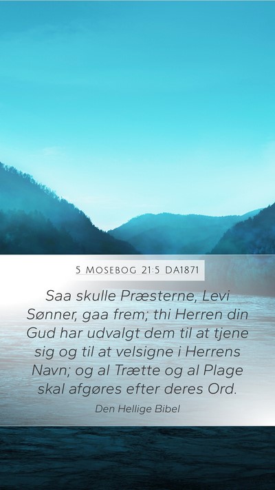 5 Mosebog 21:5 DA1871 Bible Verse Image