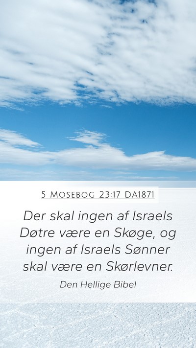 5 Mosebog 23:17 DA1871 Bible Verse Image