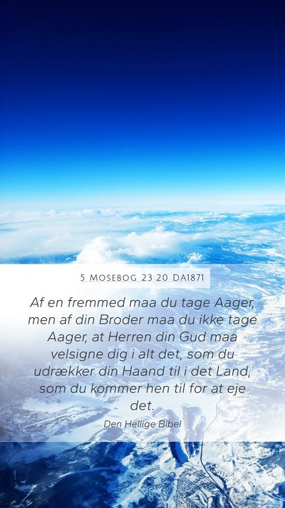 5 Mosebog 23:20 DA1871 Bible Verse Image