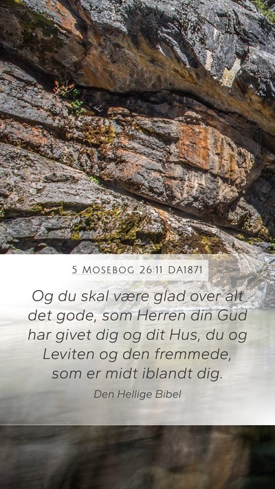 5 Mosebog 26:11 DA1871 Bible Verse Image