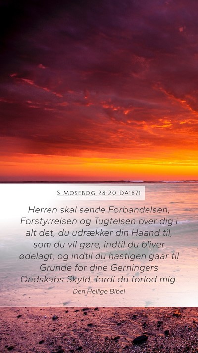 5 Mosebog 28:20 DA1871 Bible Verse Image