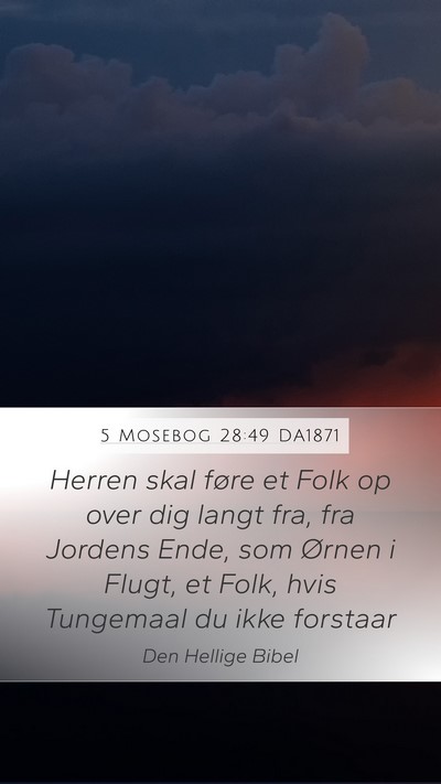 5 Mosebog 28:49 DA1871 Bible Verse Image