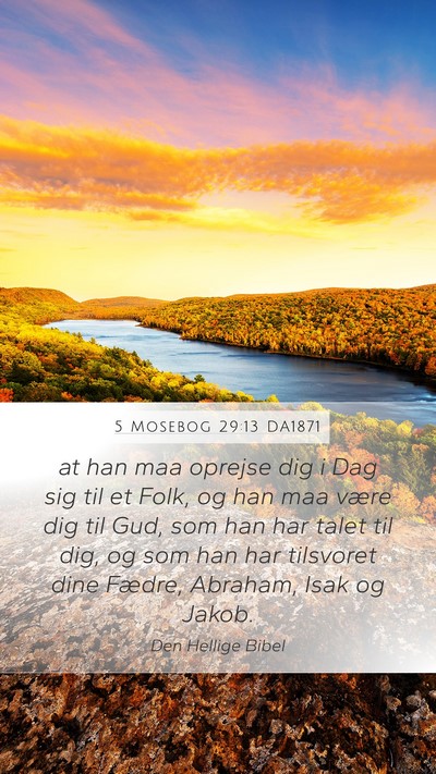 5 Mosebog 29:13 DA1871 Bible Verse Image