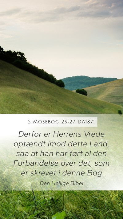 5 Mosebog 29:27 DA1871 Bible Verse Image