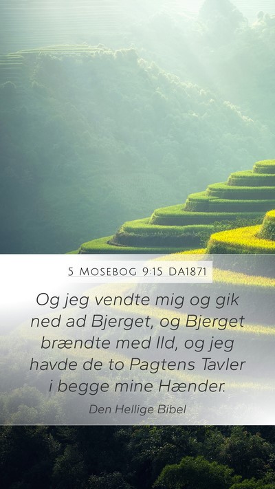 5 Mosebog 9:15 DA1871 Bible Verse Image