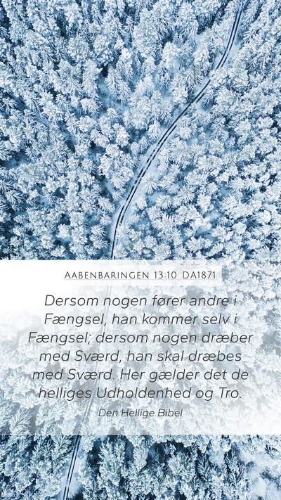 Aabenbaringen 13:10 DA1871 Bible Verse Image