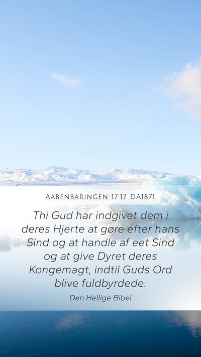 Aabenbaringen 17:17 DA1871 Bible Verse Image