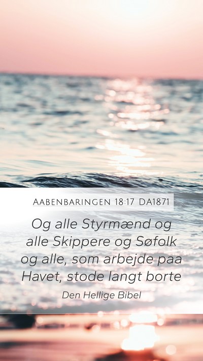 Aabenbaringen 18:17 DA1871 Bible Verse Image