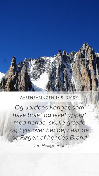 Aabenbaringen 18:9 DA1871 Bible Verse Image