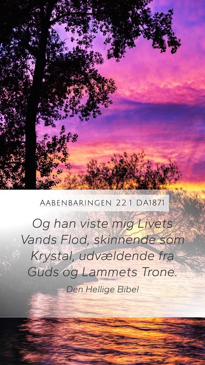 Aabenbaringen 22:1 DA1871 Bible Verse Image