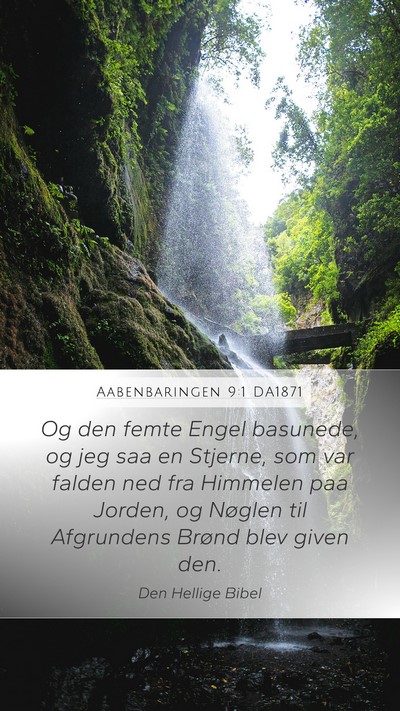 Aabenbaringen 9:1 DA1871 Bible Verse Image