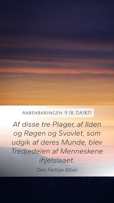 Aabenbaringen 9:18 DA1871 Bible Verse Image